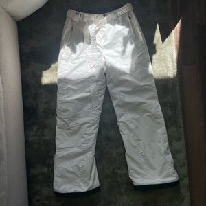 White Snow Boarding Pants